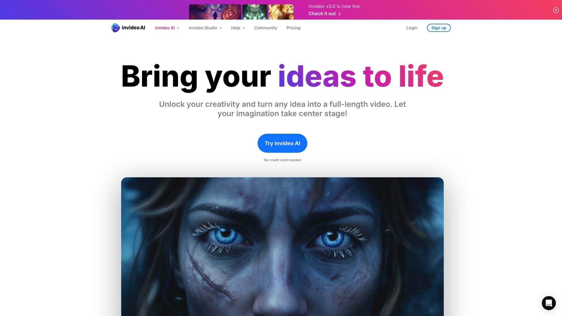 InVideo ai screenshot