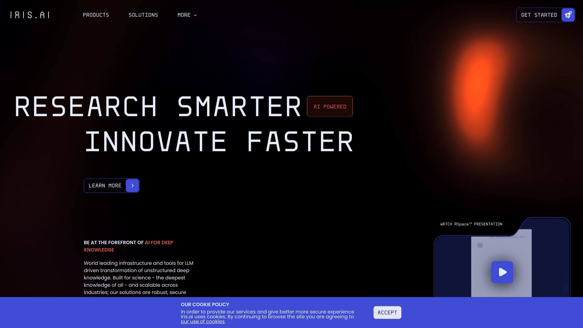 Iris.ai screenshot