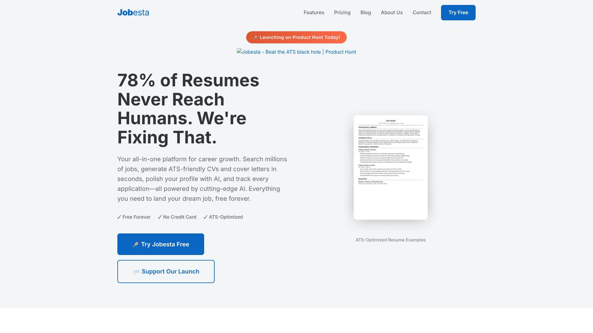 Jobesta screenshot
