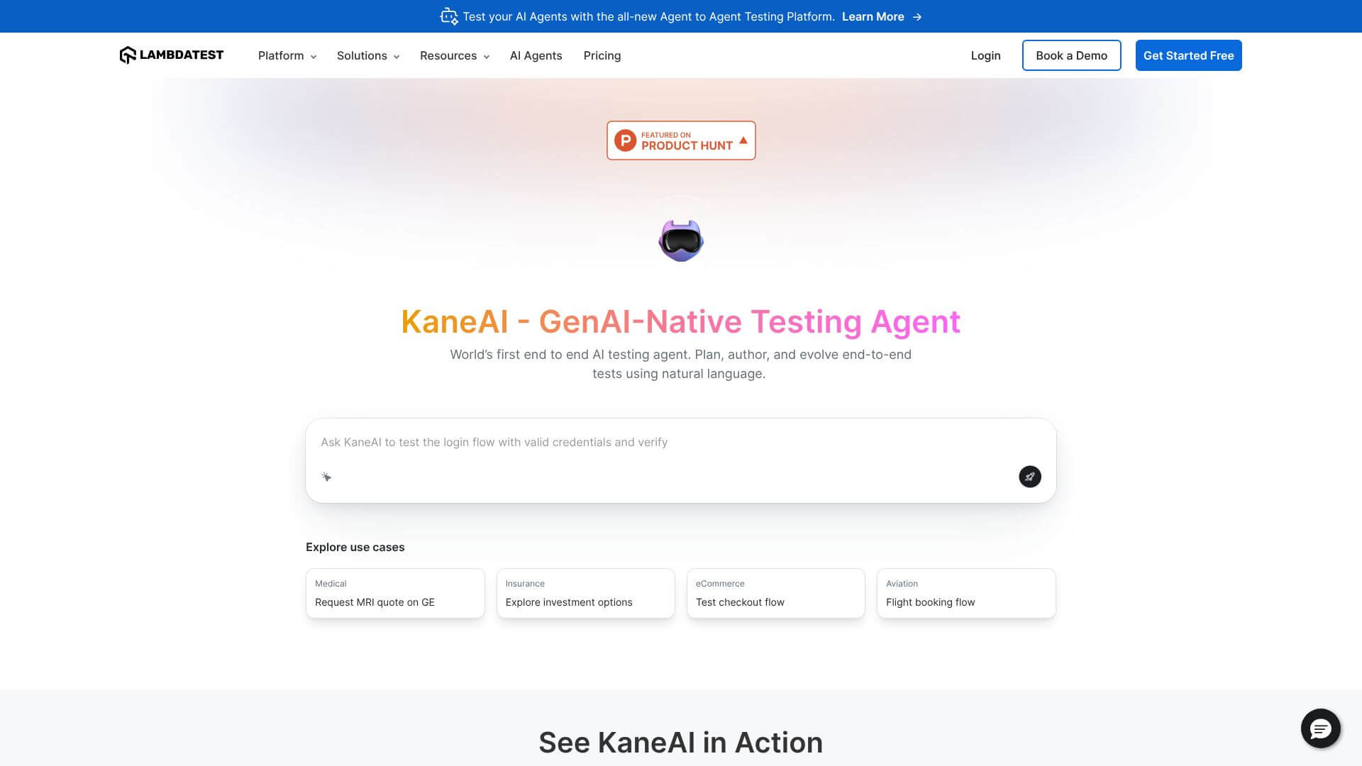 KaneAI screenshot