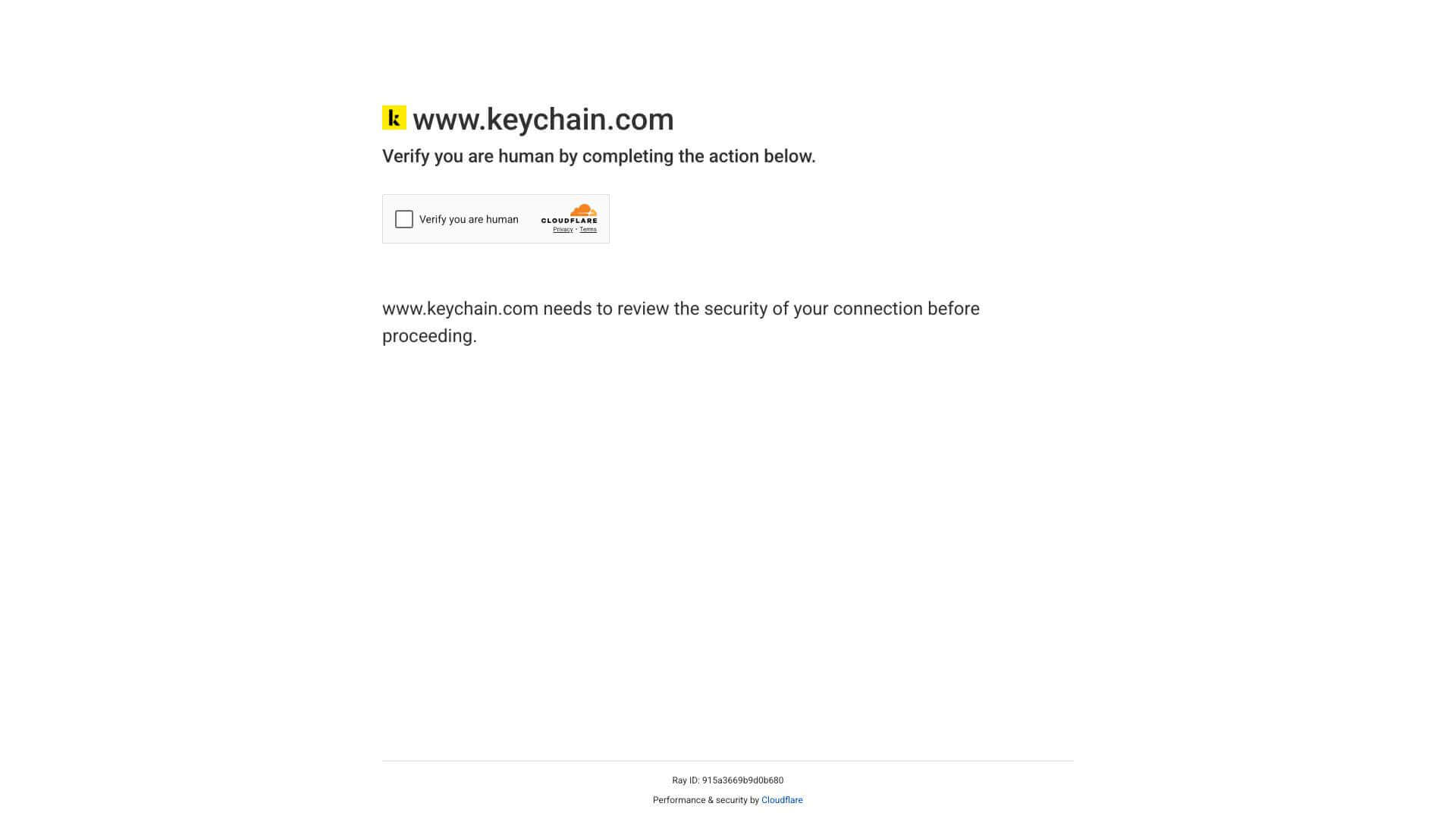 Keychain screenshot