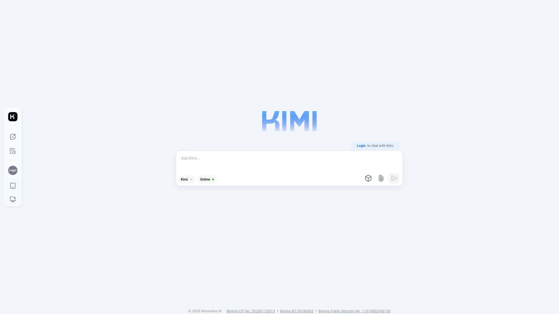 Kimi ai screenshot