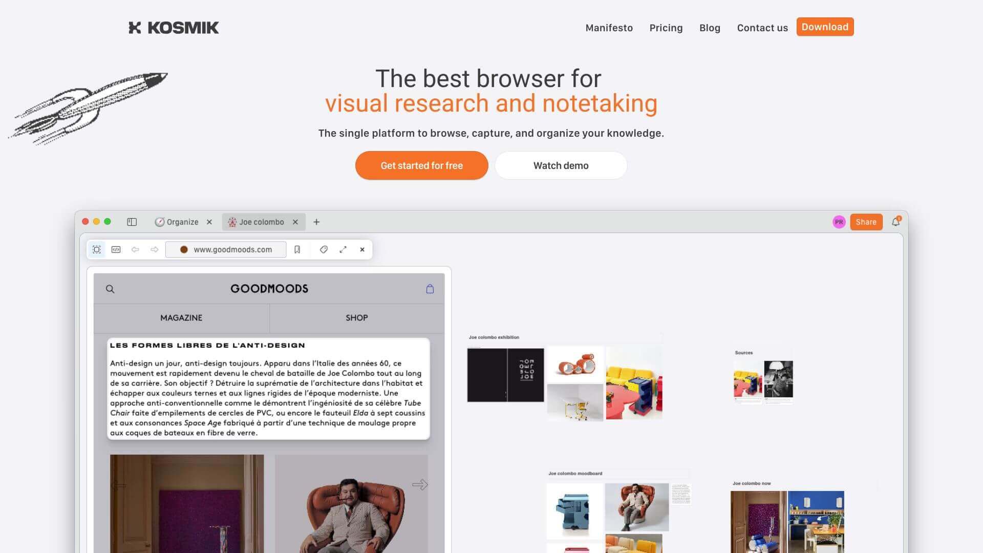 Kosmik screenshot
