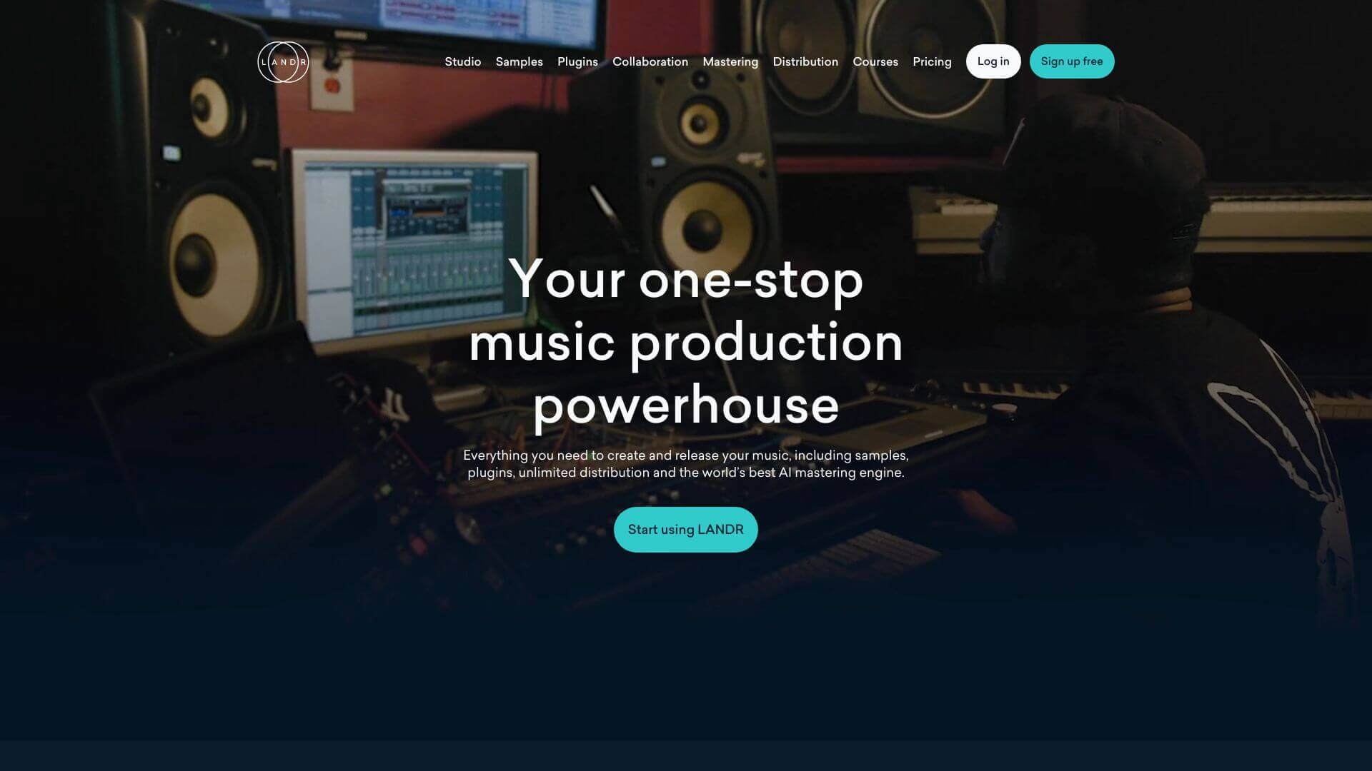 Landr screenshot