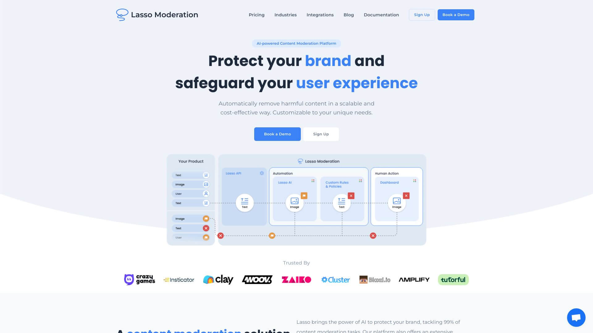 Lasso Moderation screenshot