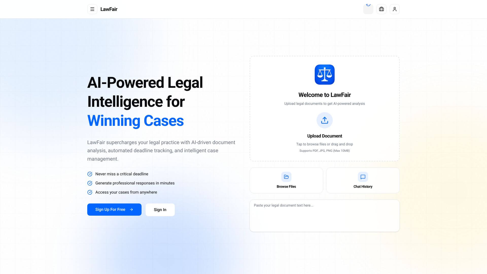 LawFair screenshot