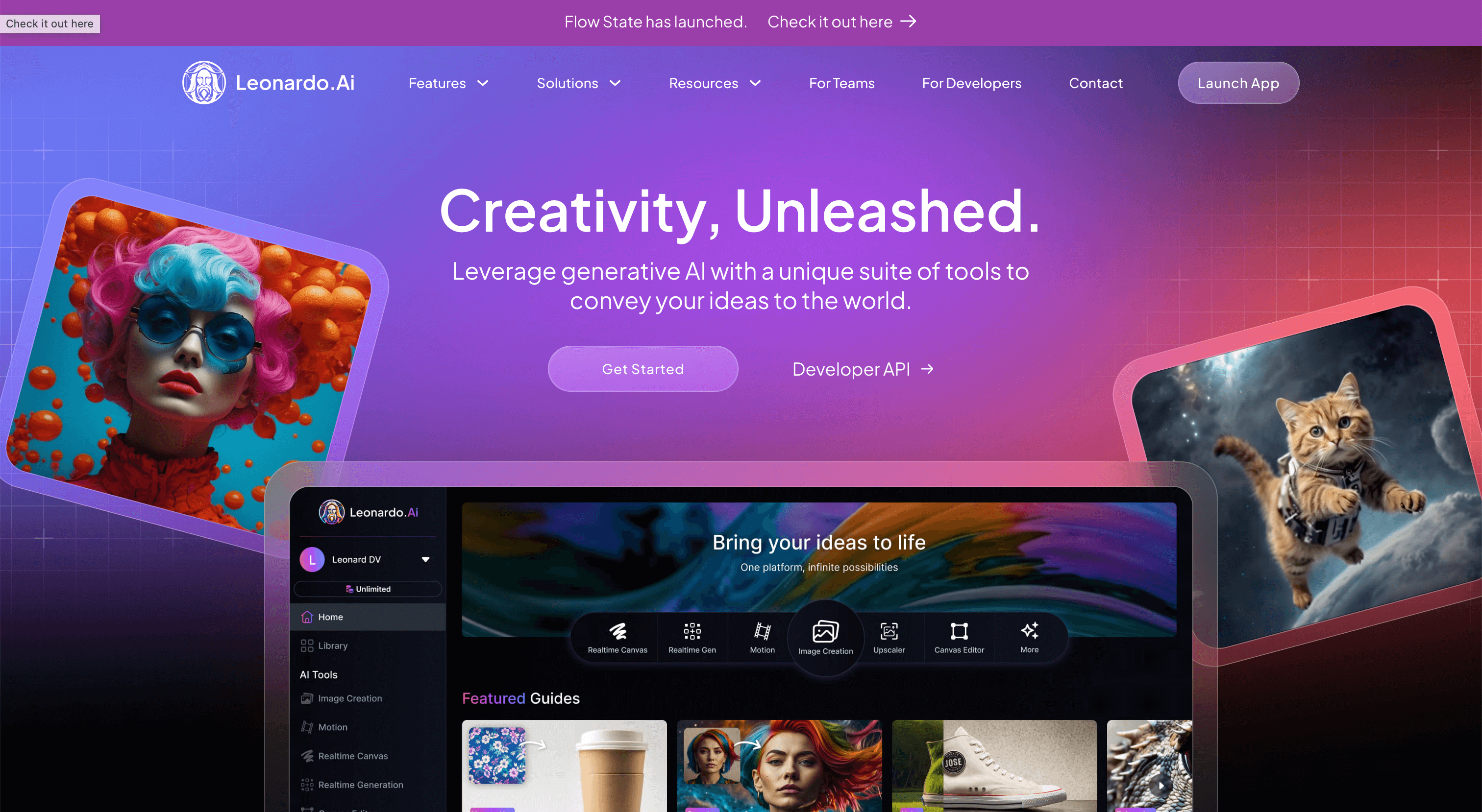 Leonardo AI screenshot