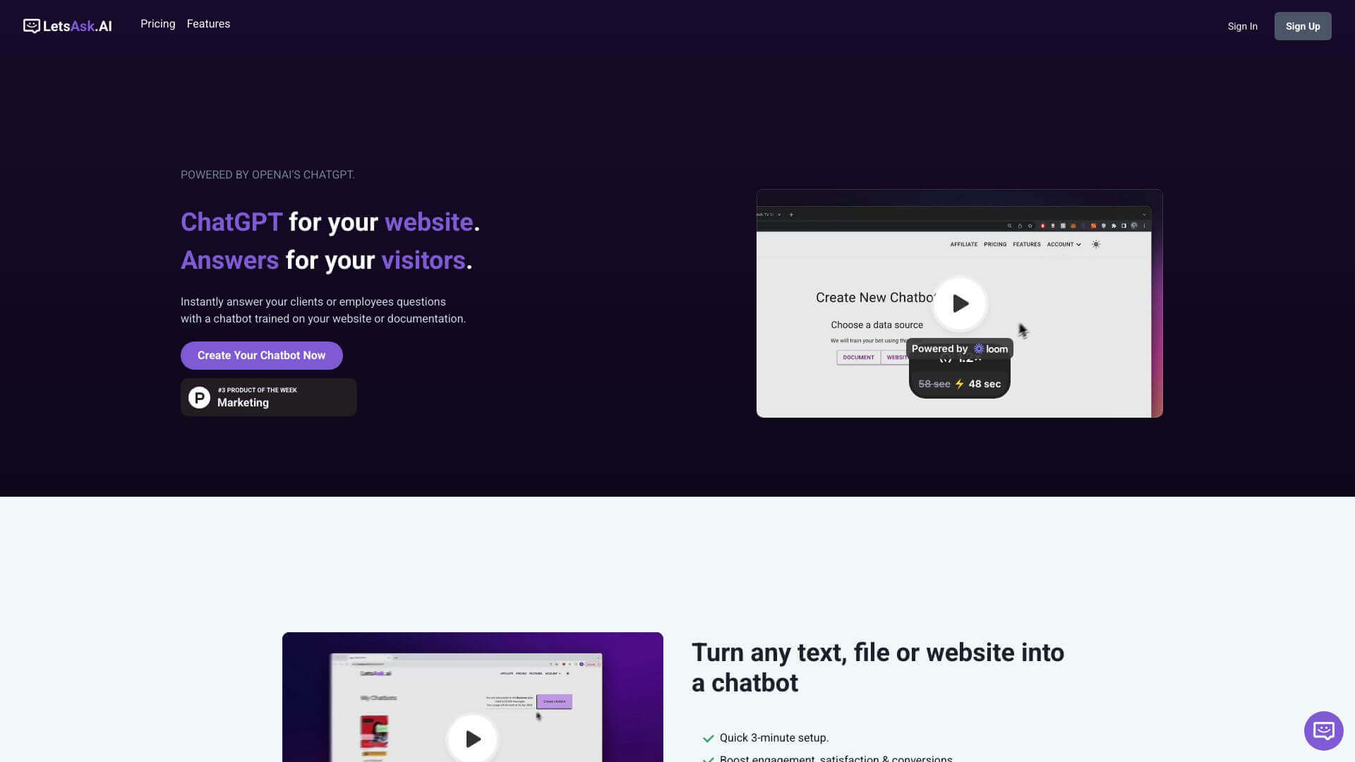 LetsAsk AI screenshot