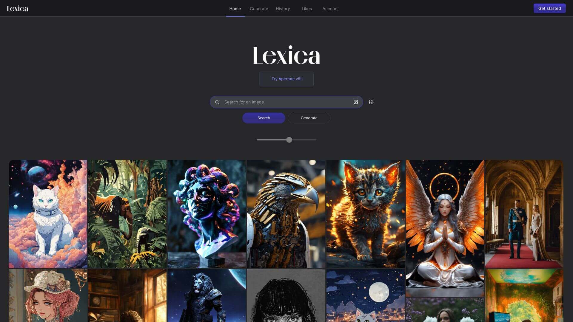 Lexica.art screenshot