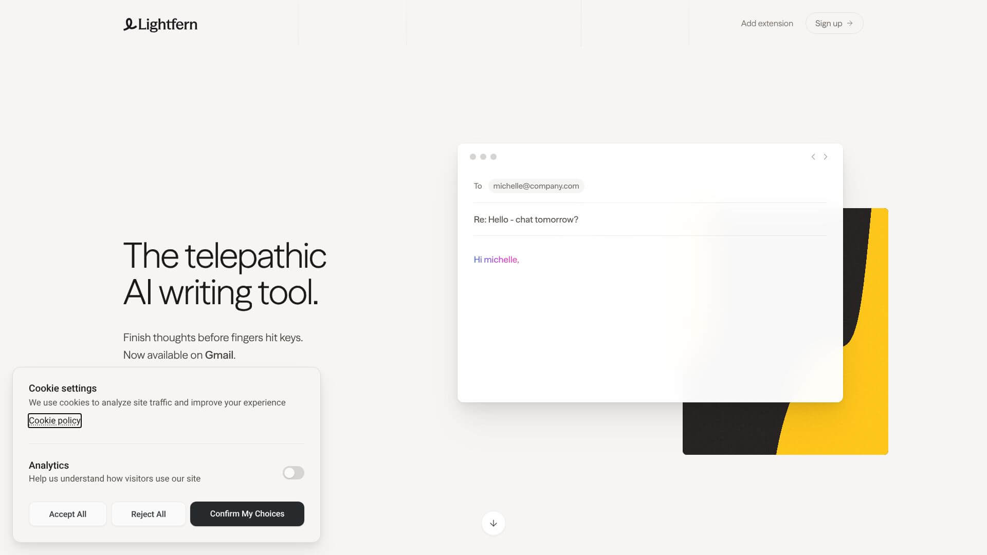 Lightfern for Email screenshot