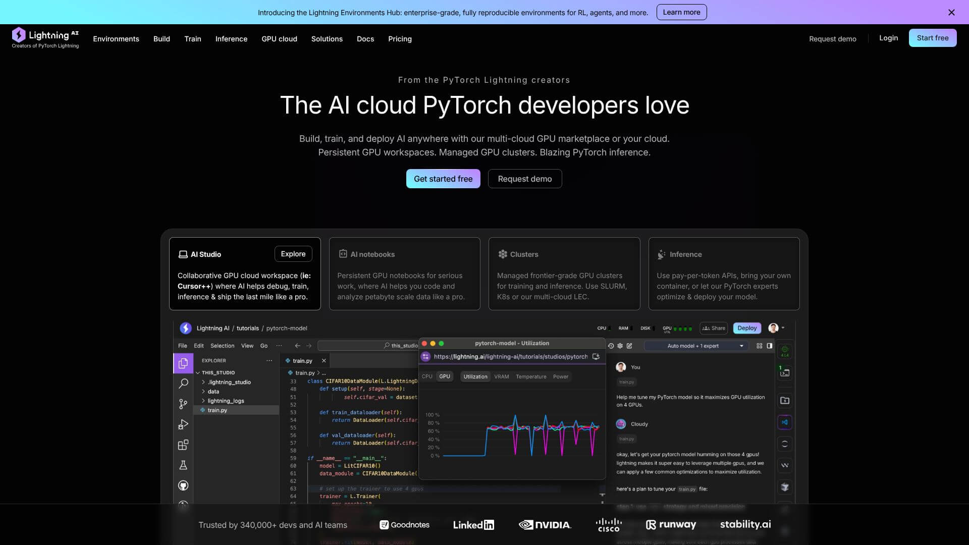 Lightning screenshot