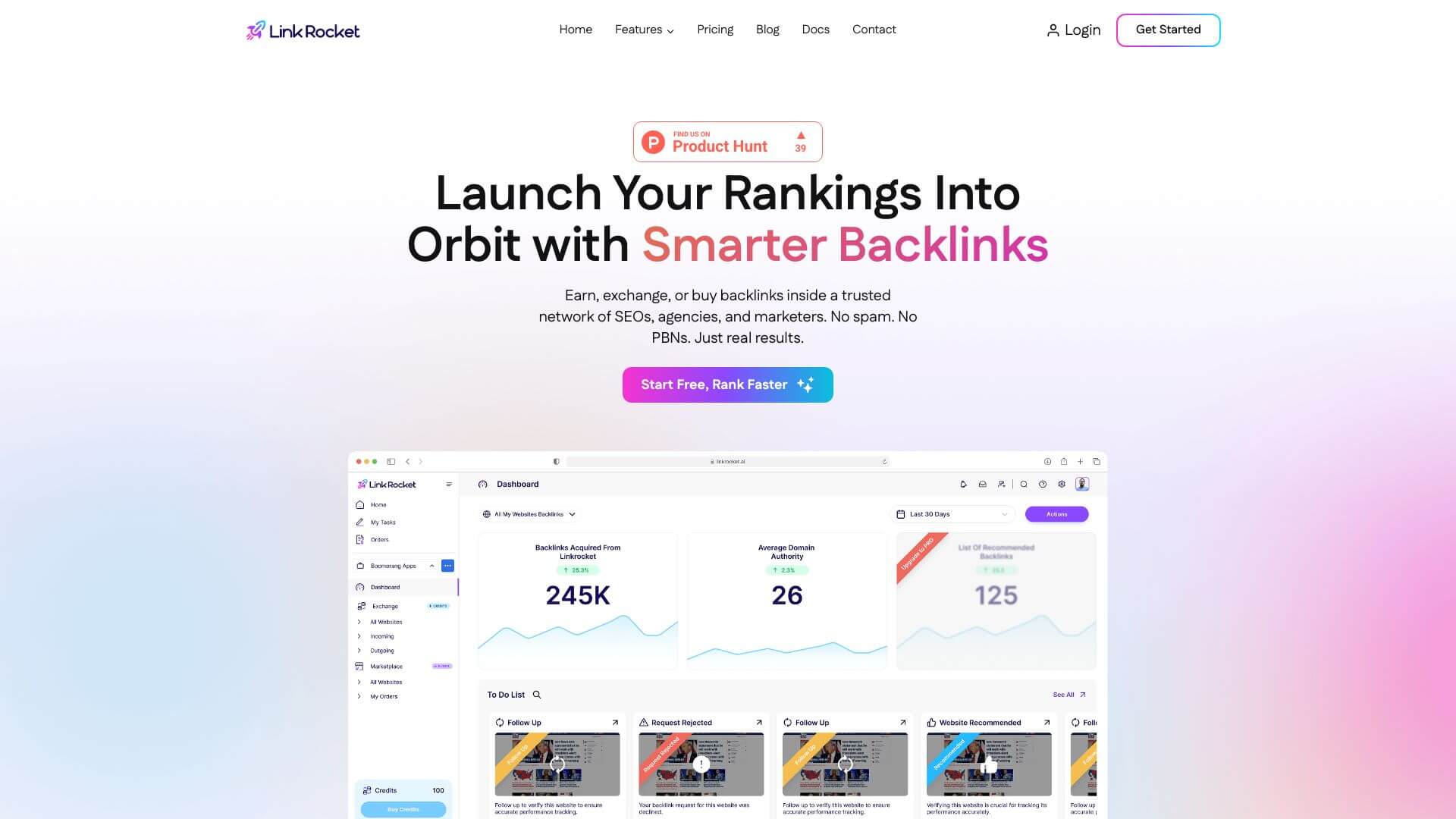 LinkRocket screenshot