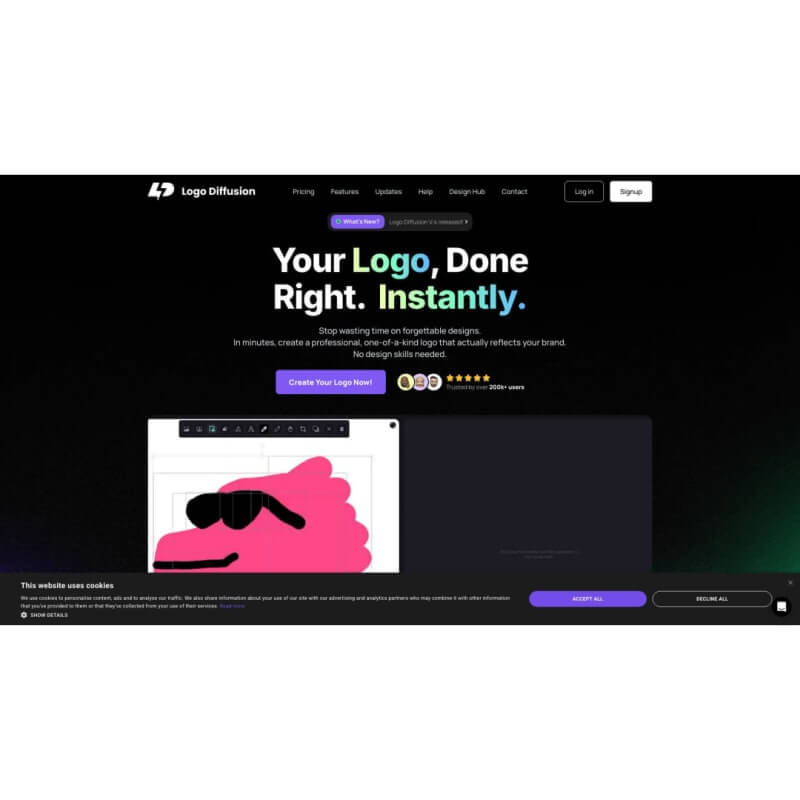 Logo Diffusion screenshot