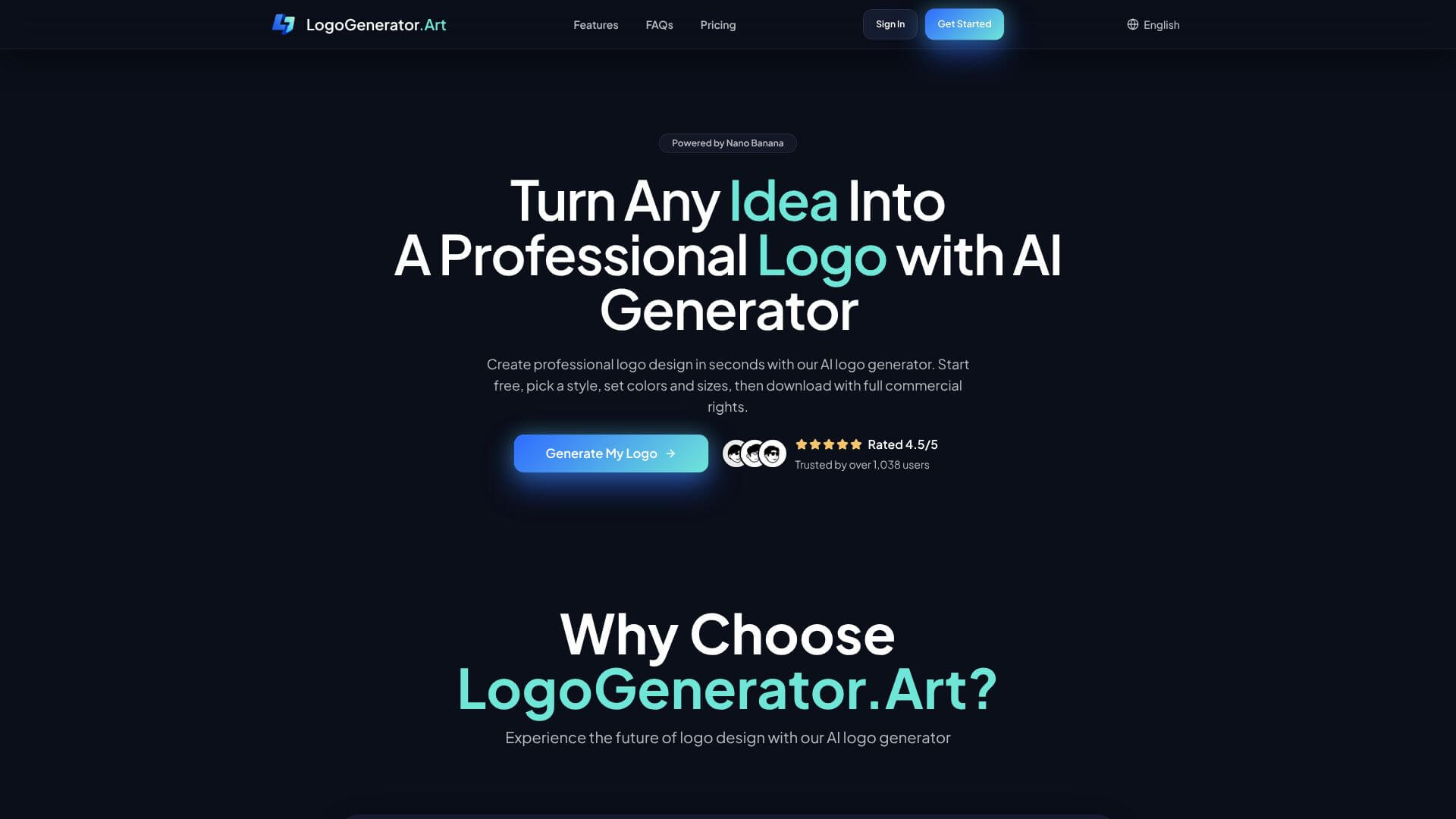 LogoGenerator.Art screenshot