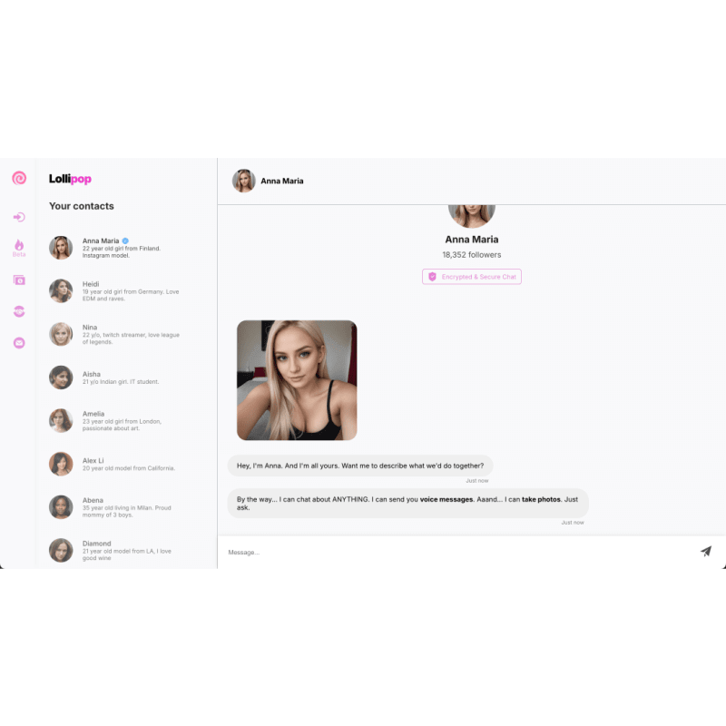 Lollipop Chat screenshot