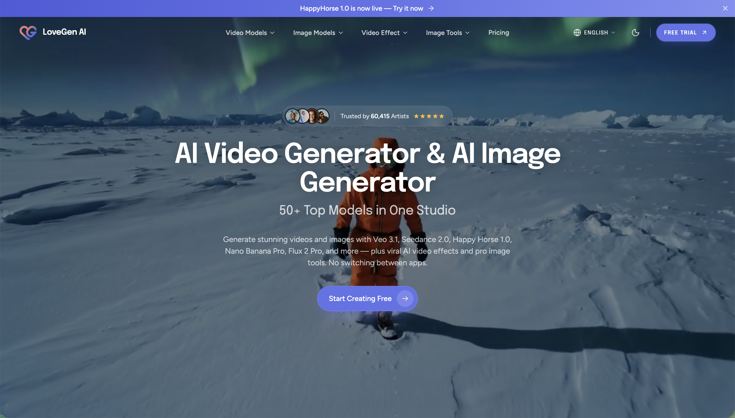 LoveGen AI screenshot