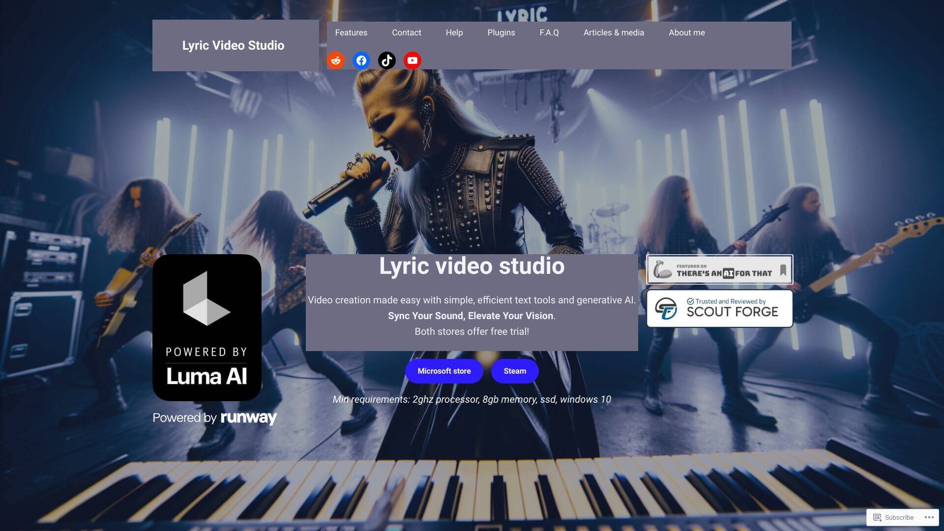 Lyric Video Studio screenshot
