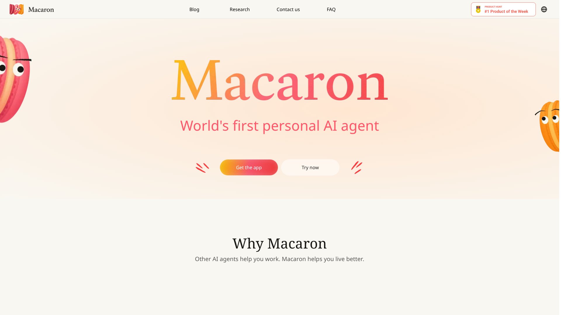 Macaron AI screenshot