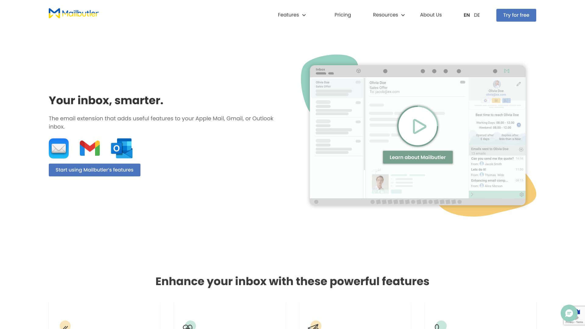 Mailbutler screenshot