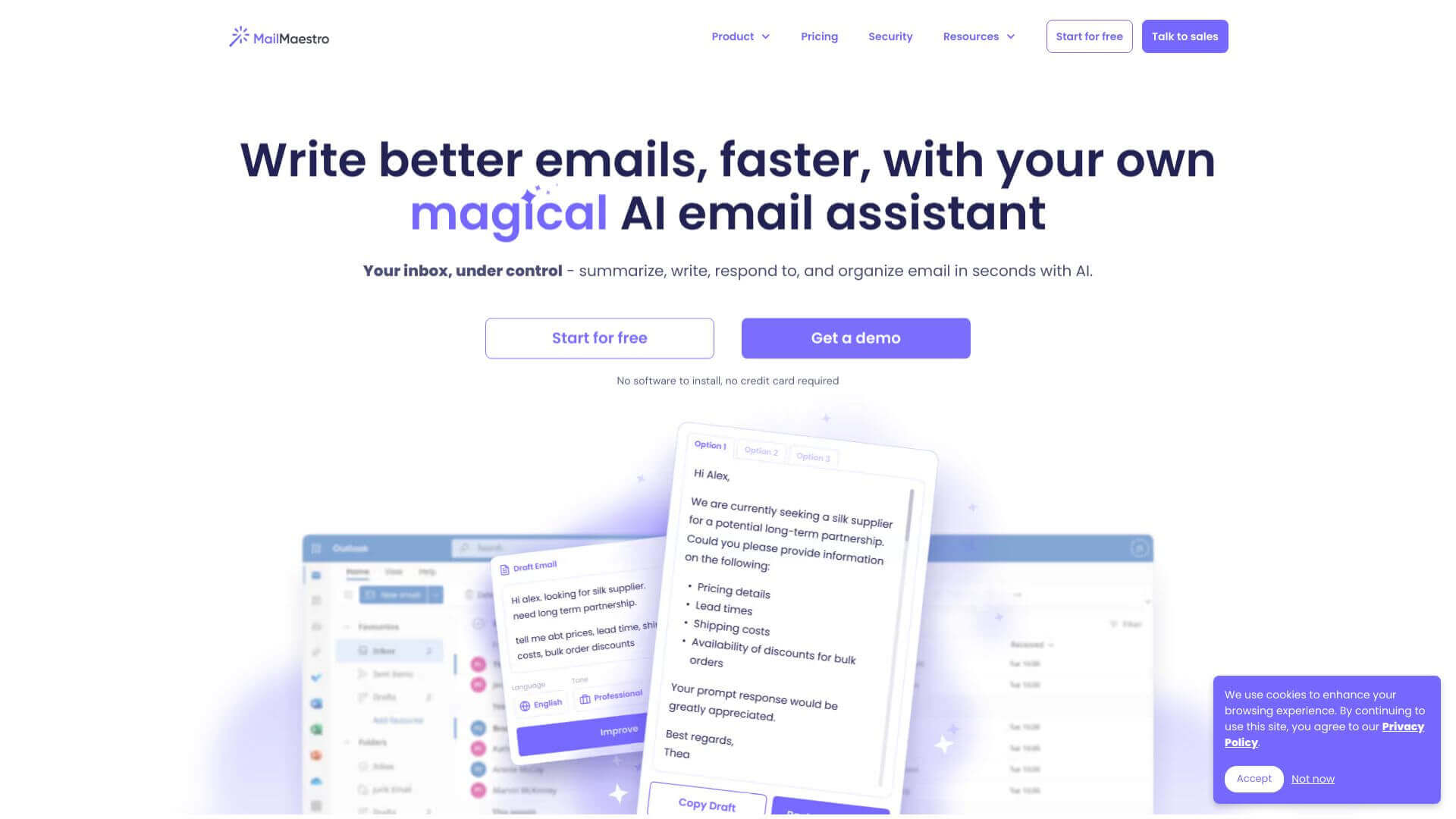 MailMaestro screenshot