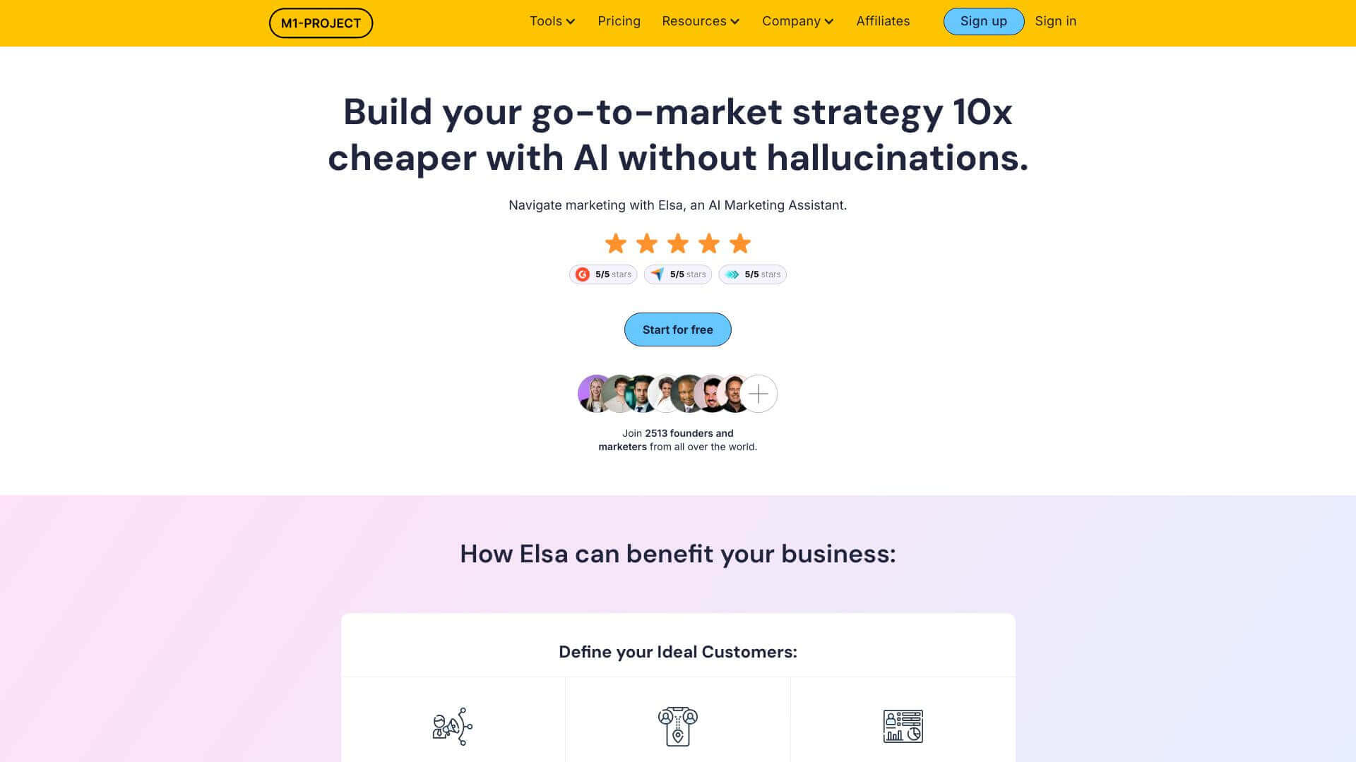 Marketing Assistant By Elsa AI screenshot