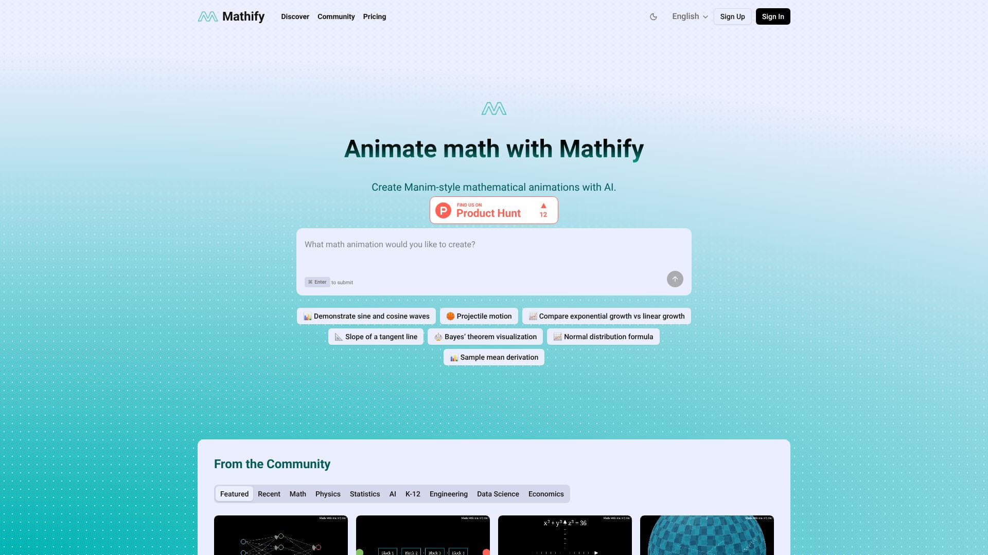 Mathify screenshot