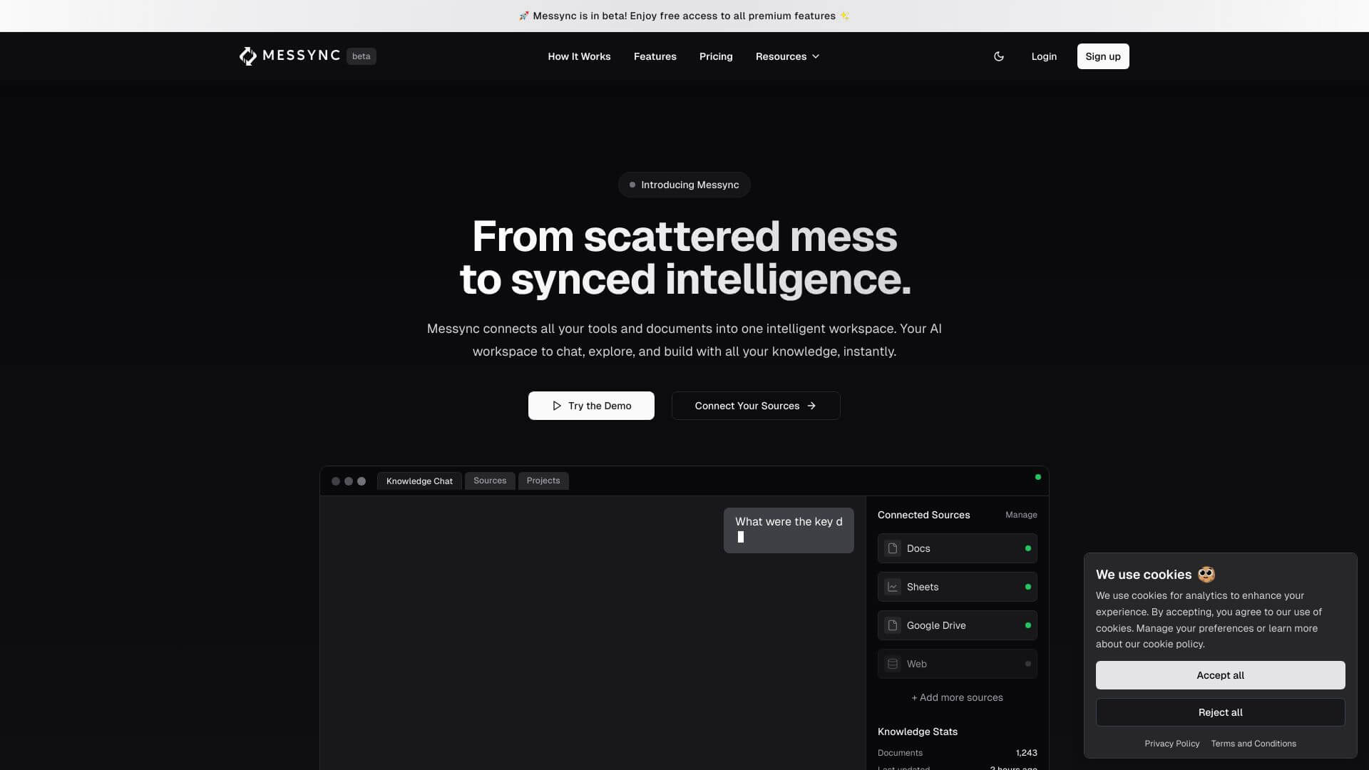Messync screenshot