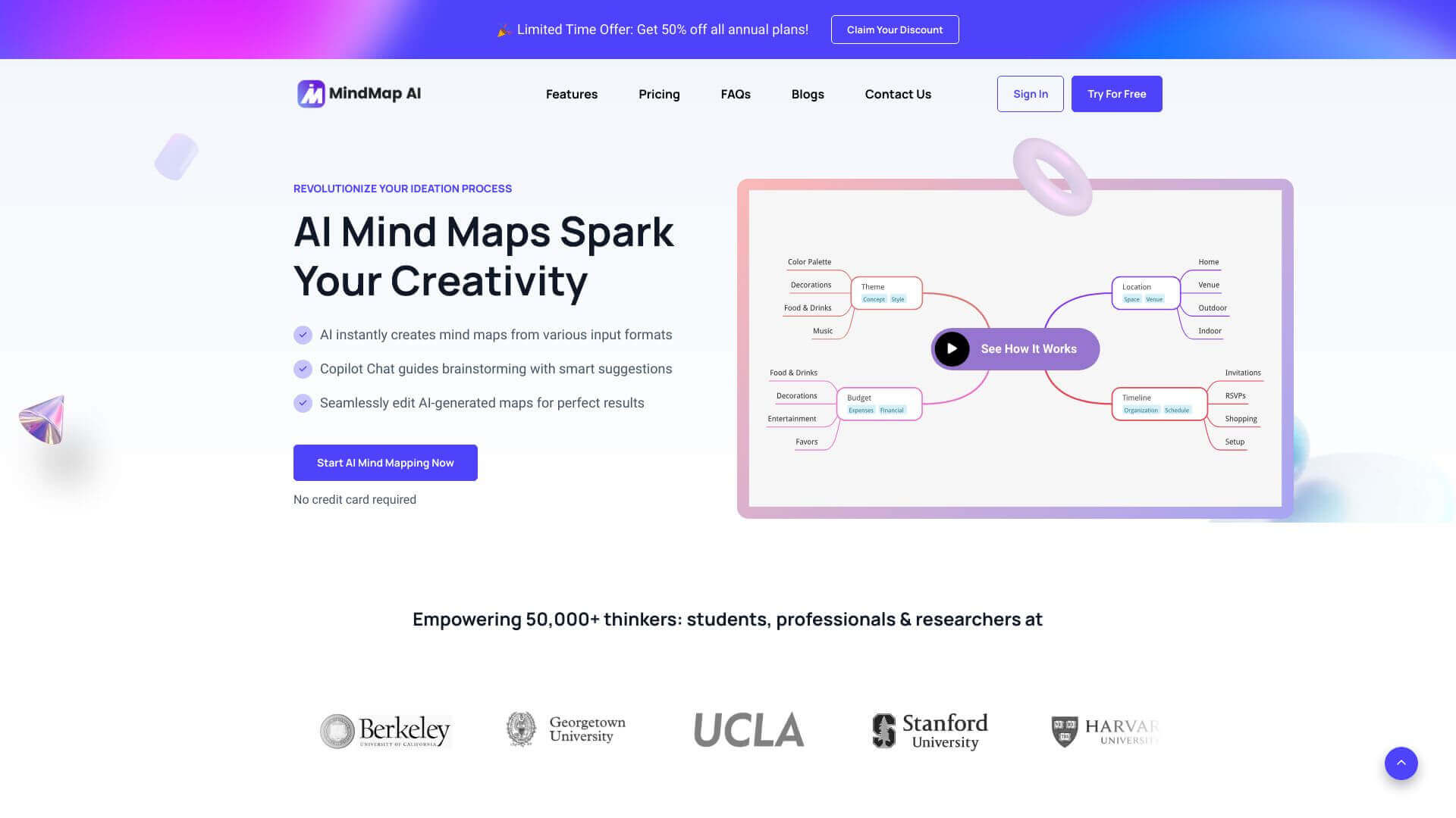 Mindmap AI screenshot
