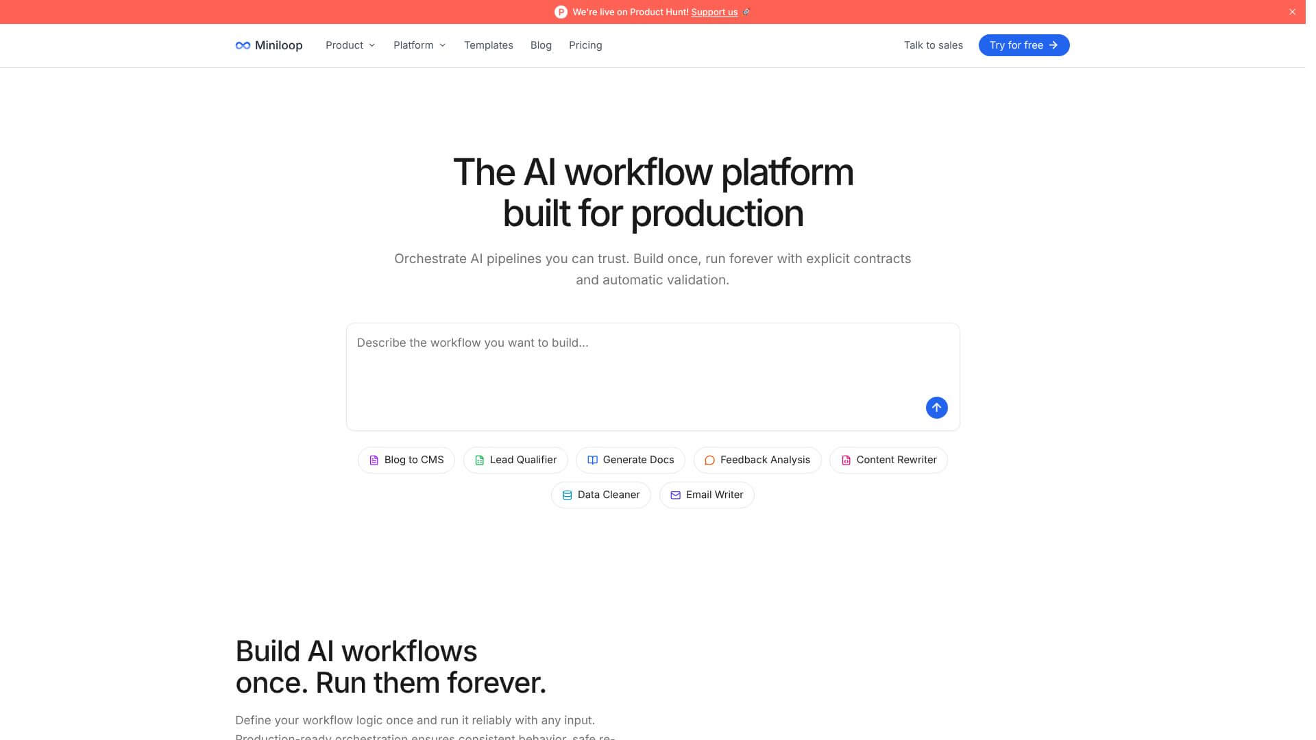 Miniloop screenshot