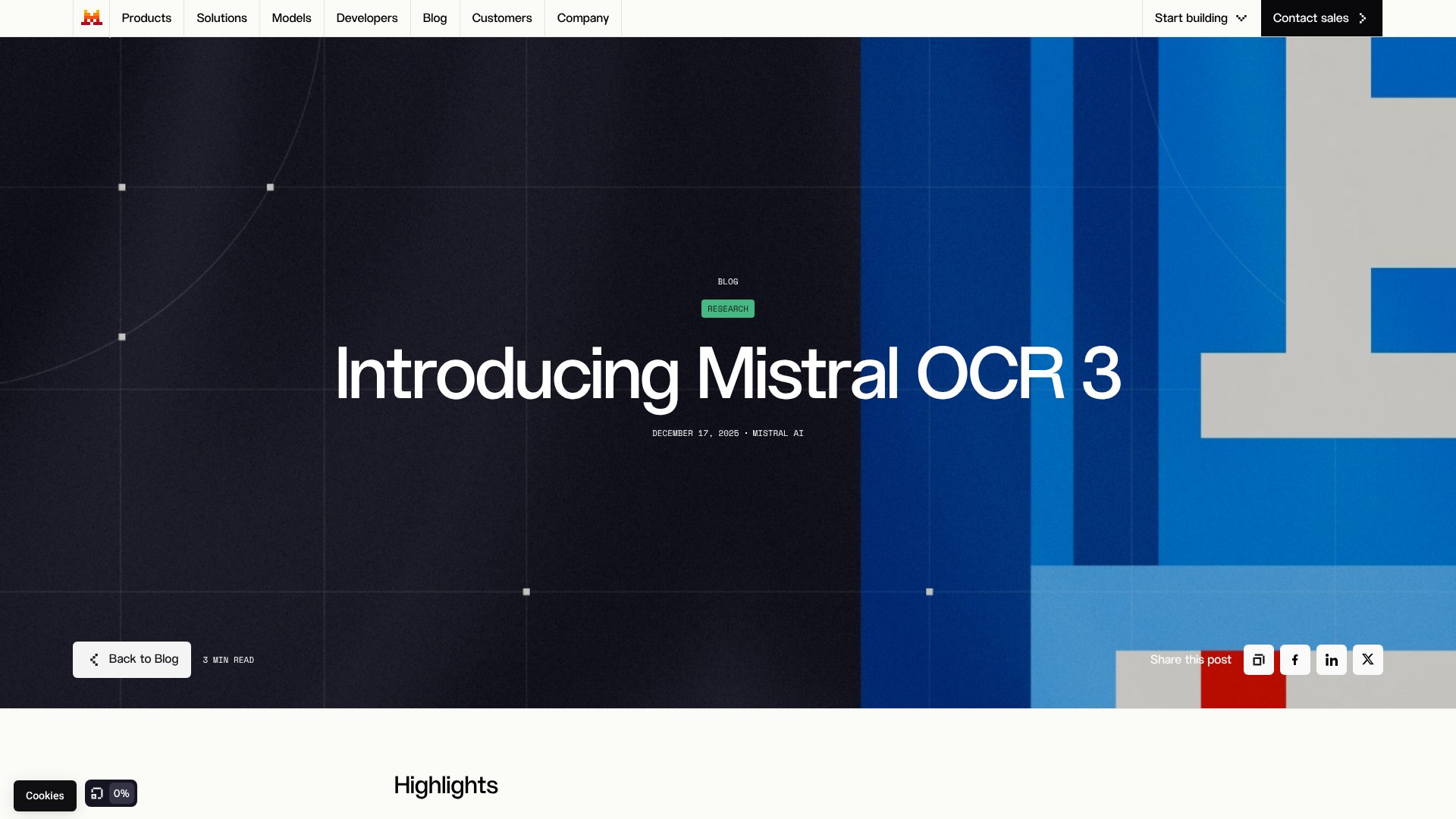 Mistral OCR 3 screenshot