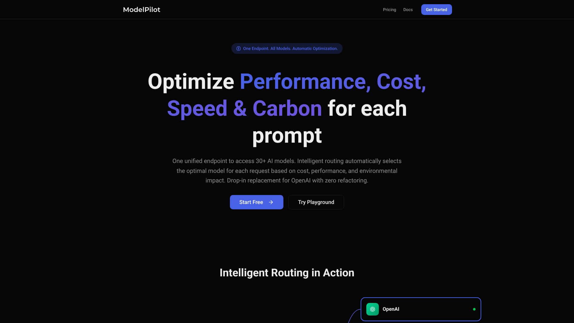 ModelPilot screenshot