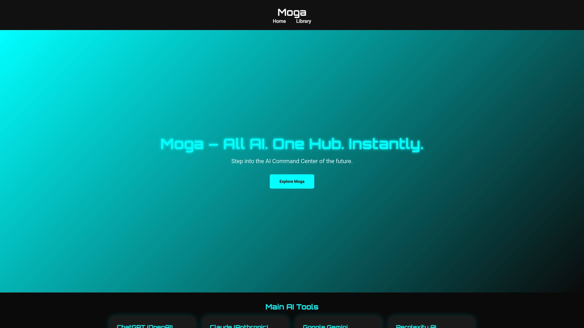 Mogahub screenshot