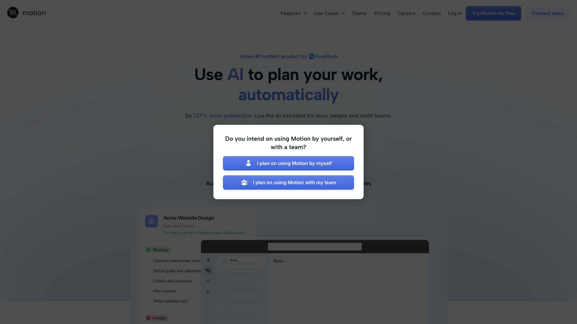 Motion screenshot