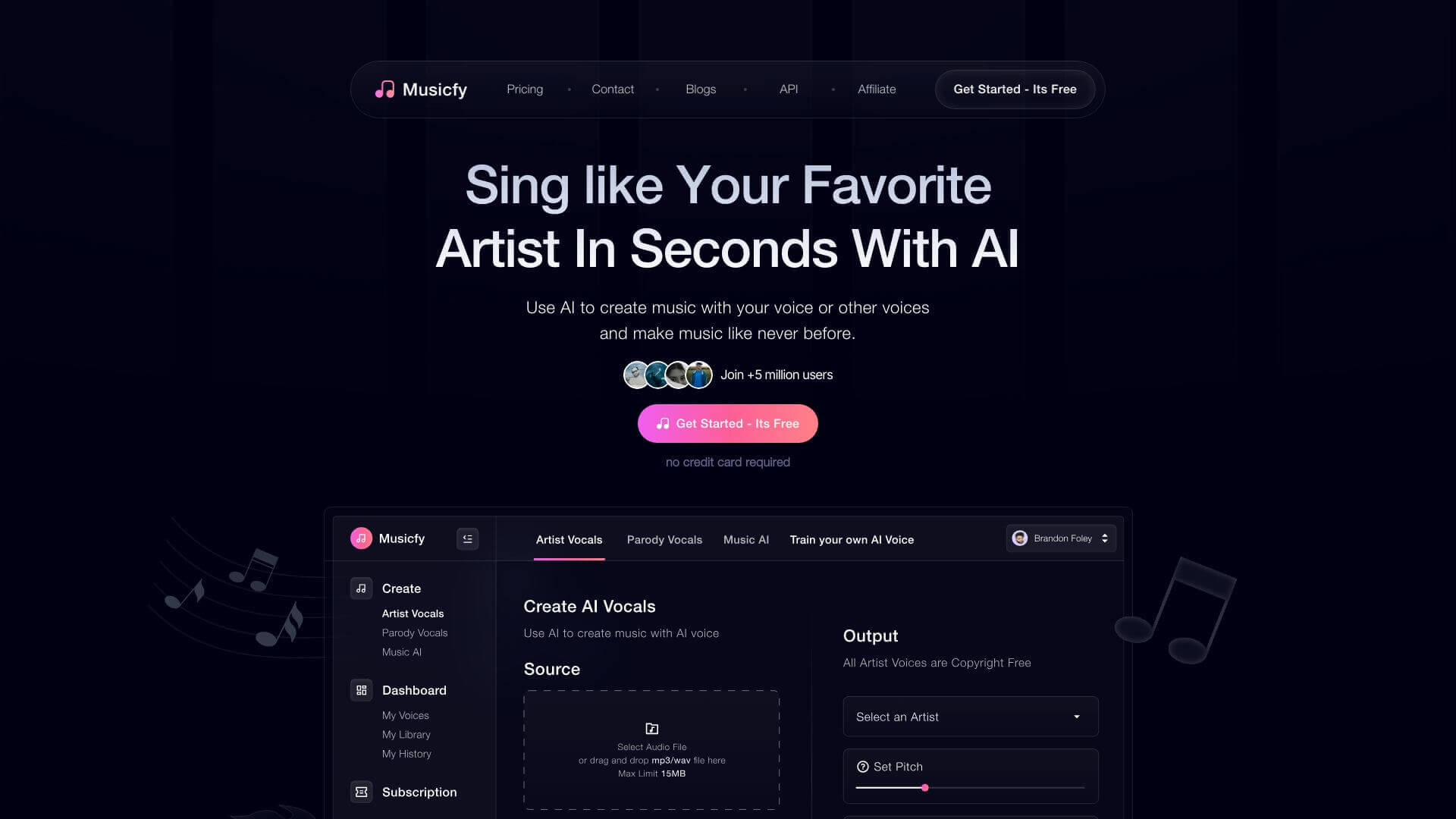 Musicfy screenshot