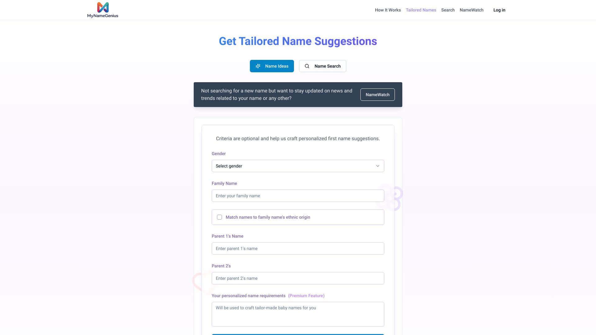 myNameGenius screenshot