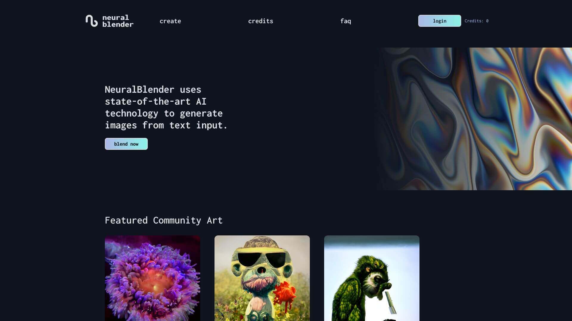 Neuralblender screenshot