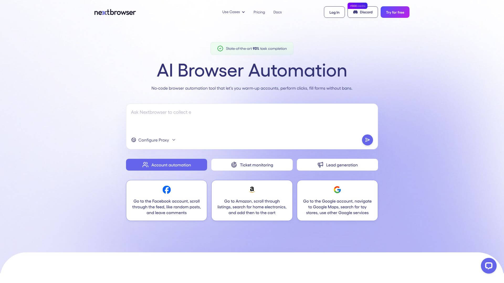 NextBrowser screenshot