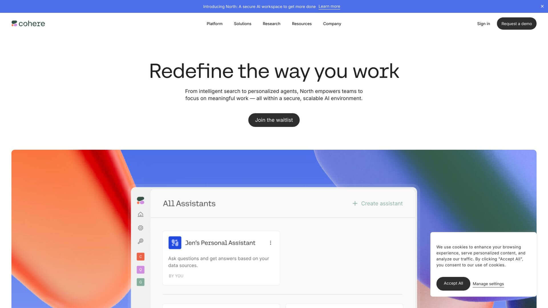 North by Cohere screenshot