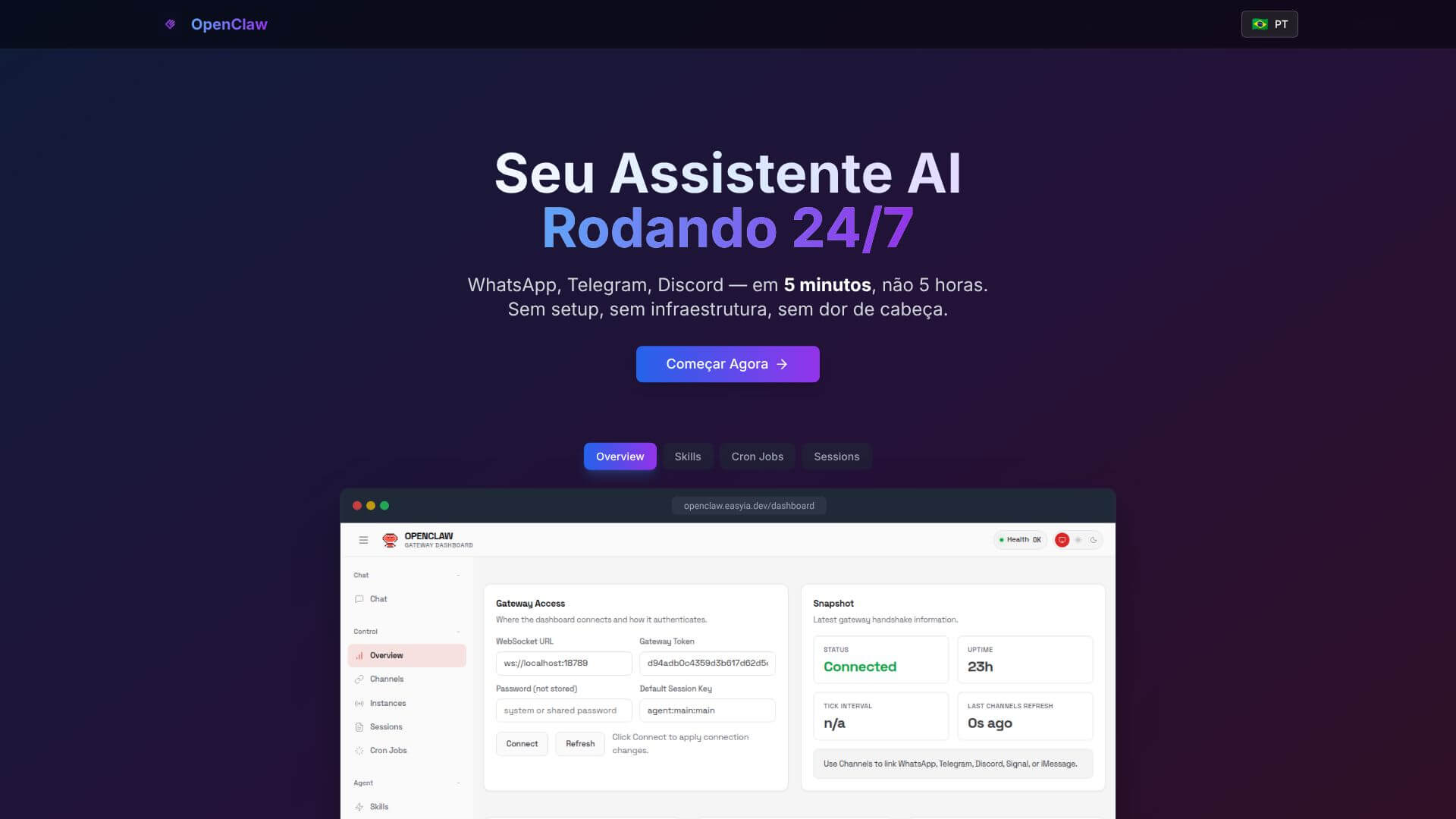 OpenClaw Easy IA screenshot