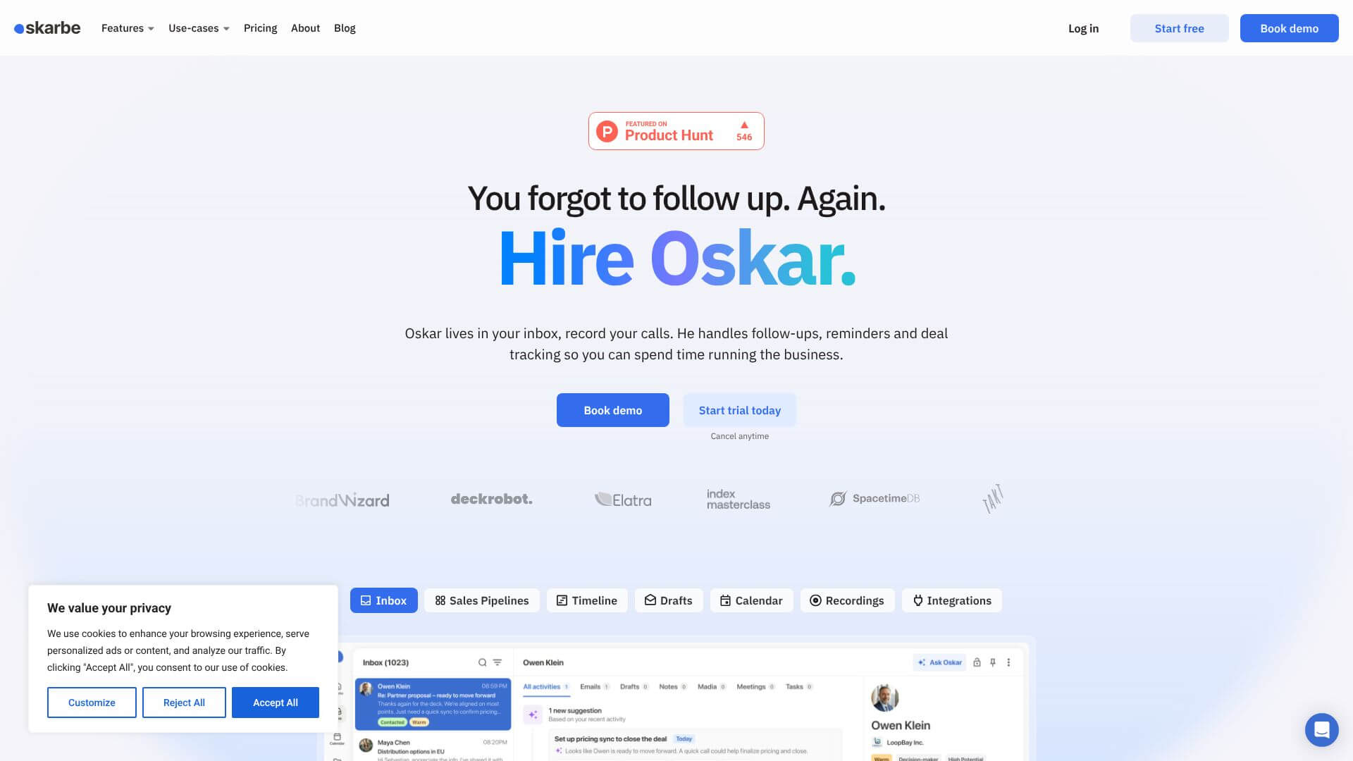 Oskar by Skarbe screenshot