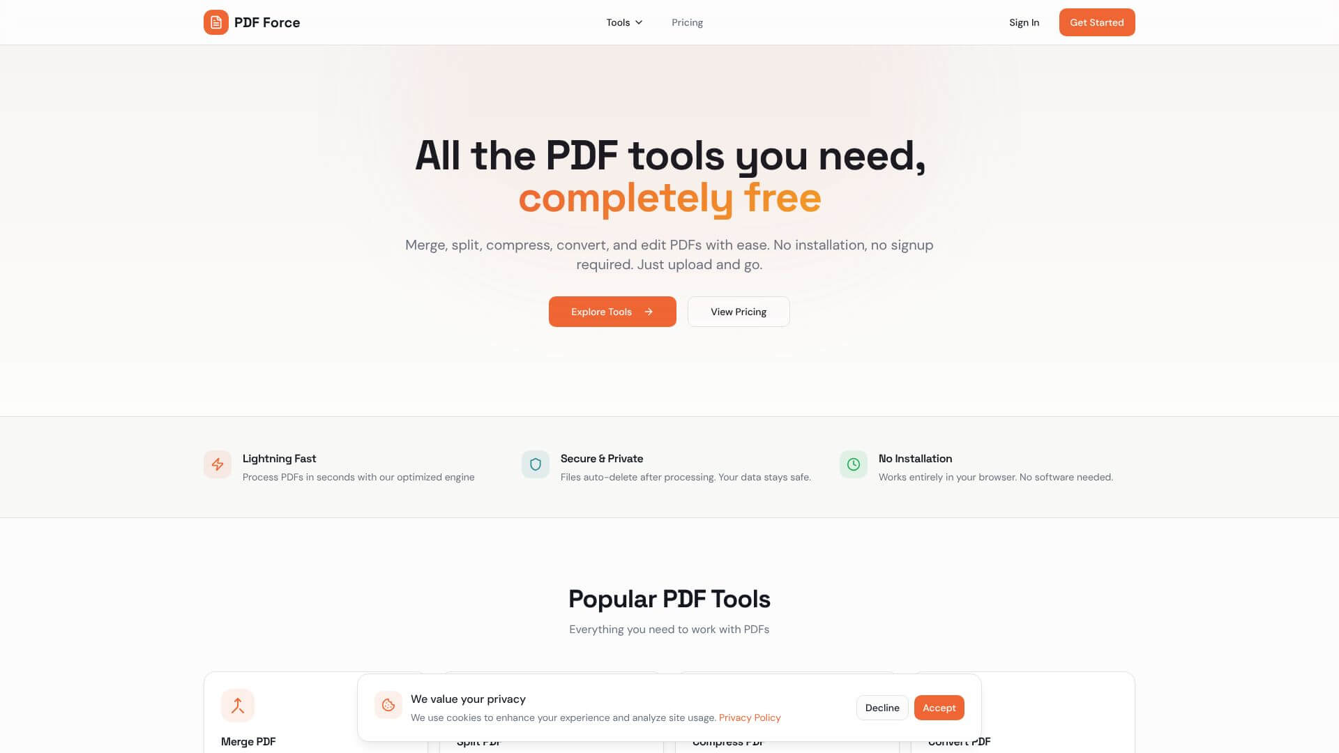 PDF Force screenshot