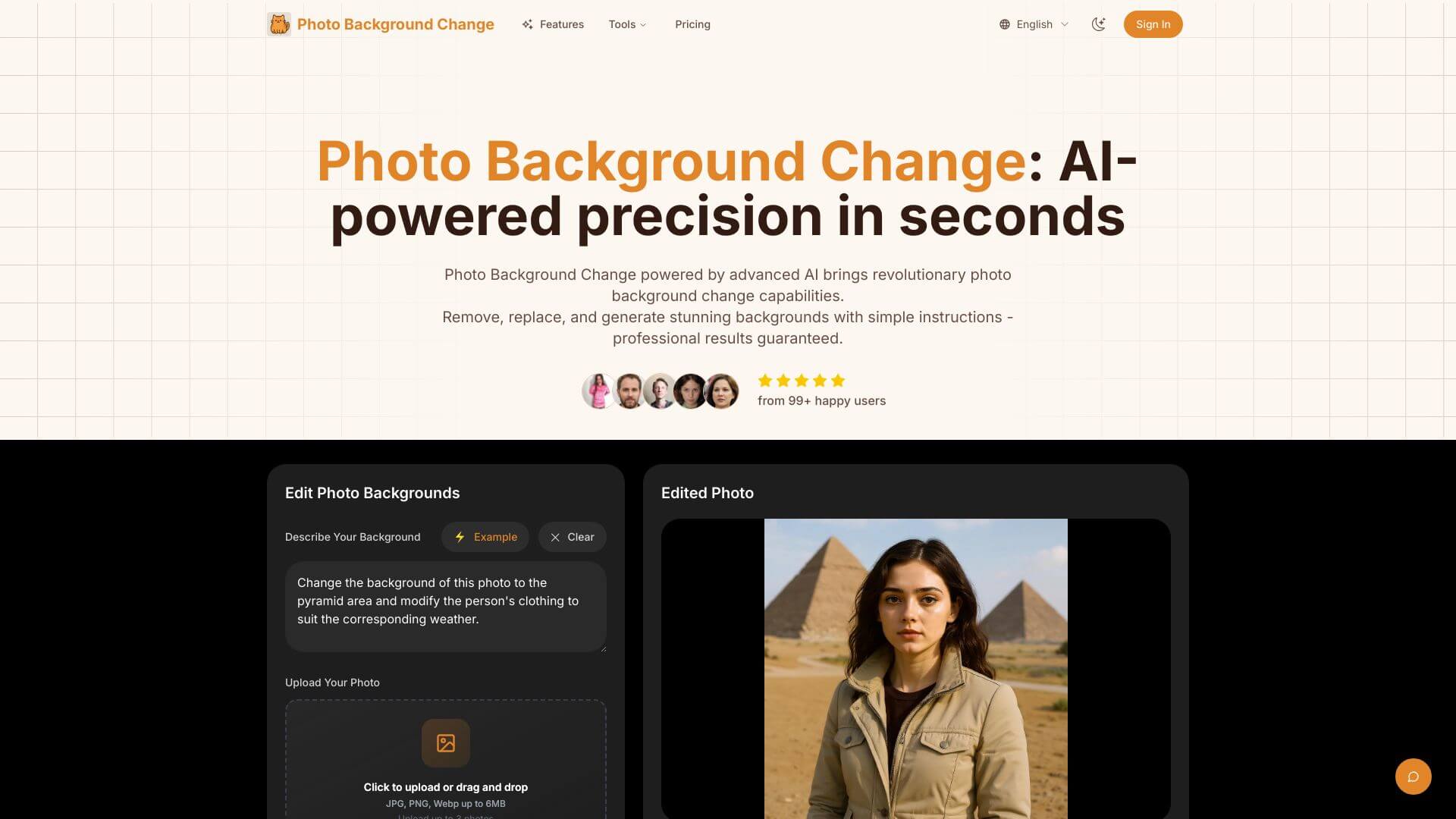 Photo Background Change screenshot