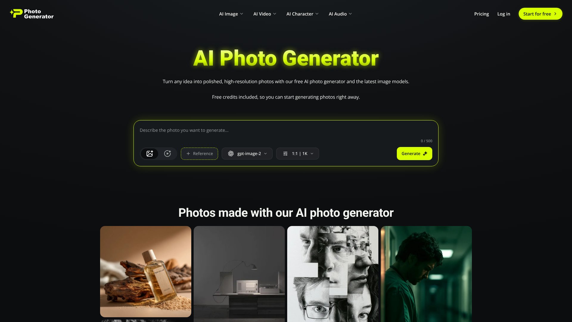 photogenerator screenshot