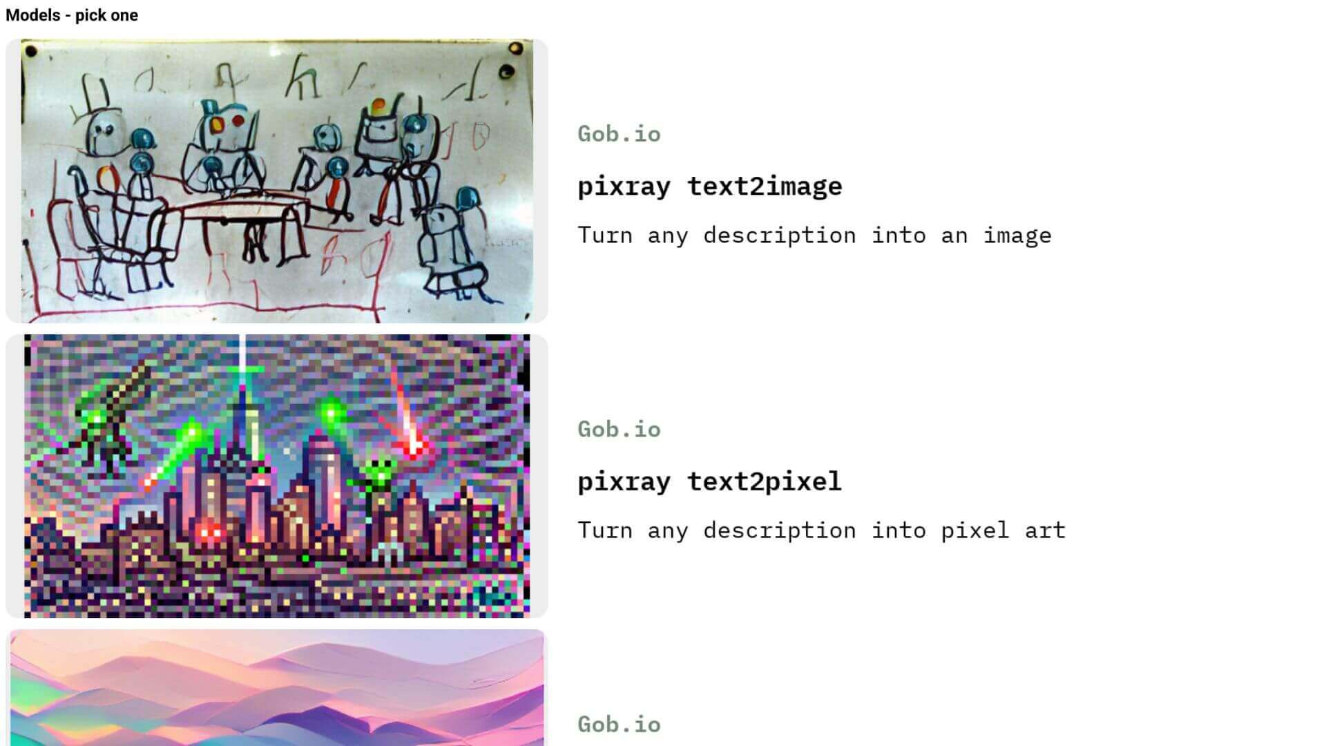 Pixray screenshot