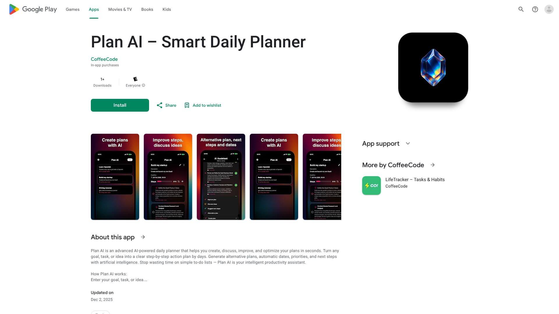 Plan AI – Smart Daily Planner screenshot