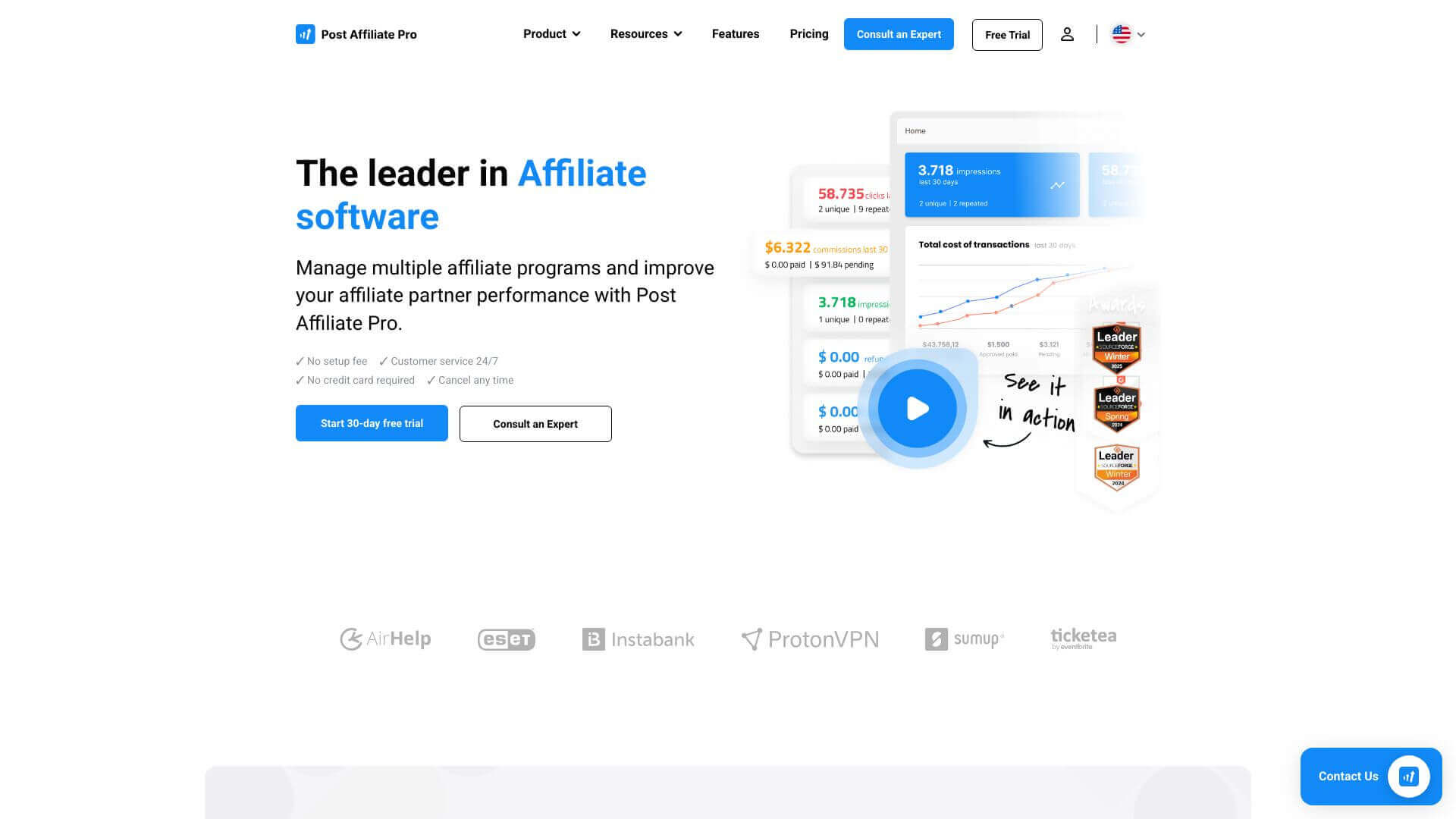 Post Affiliate Pro screenshot