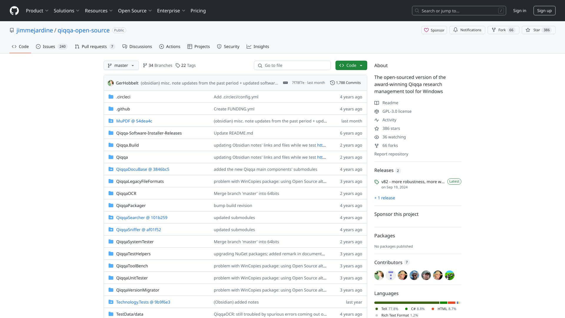 Qiqqa screenshot