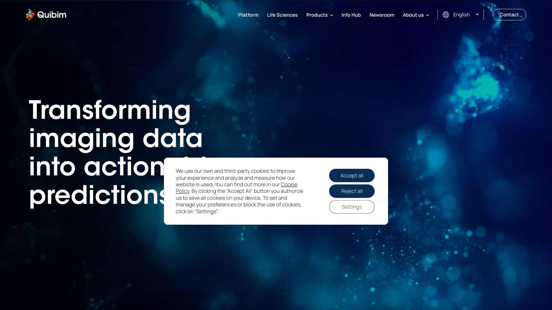 Quibim screenshot