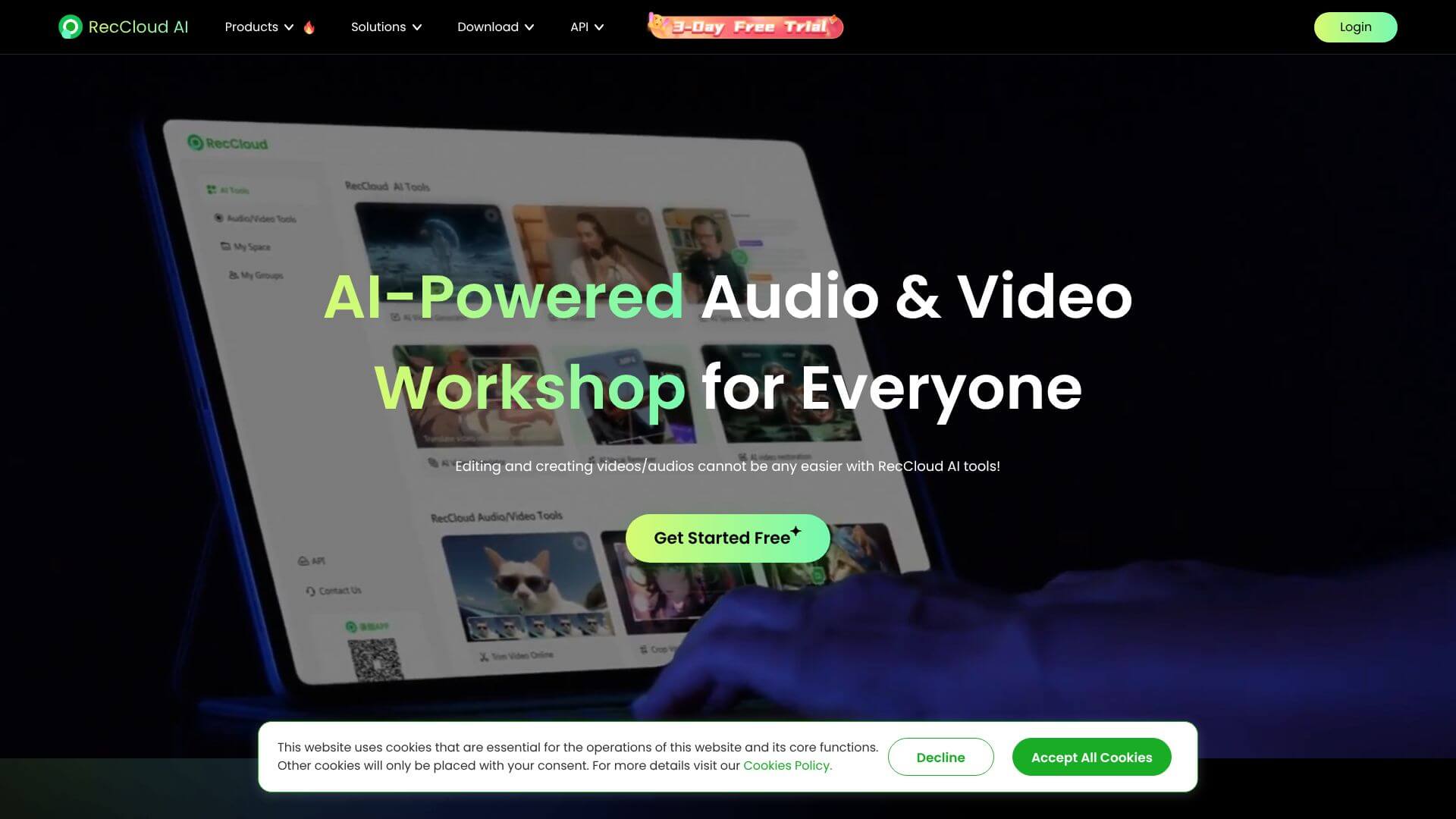 RecCloud screenshot