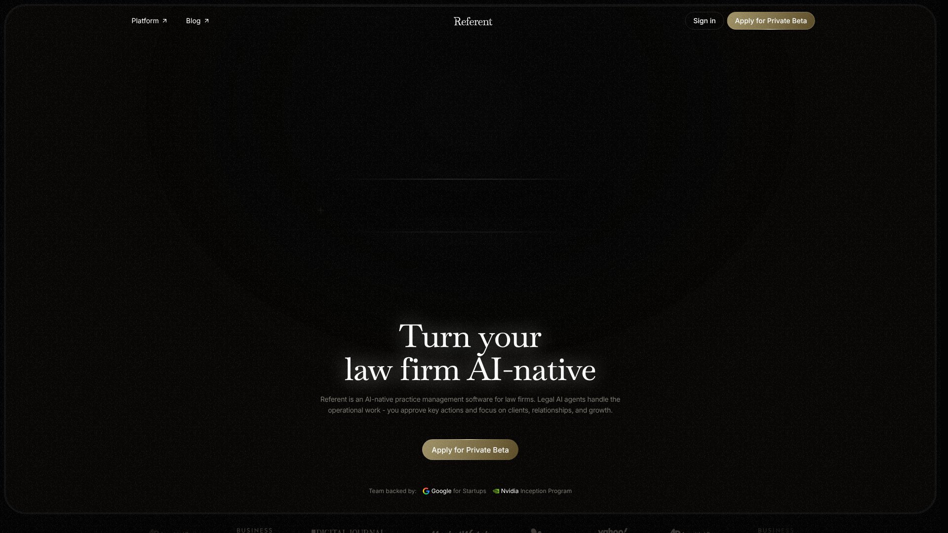 Referent screenshot